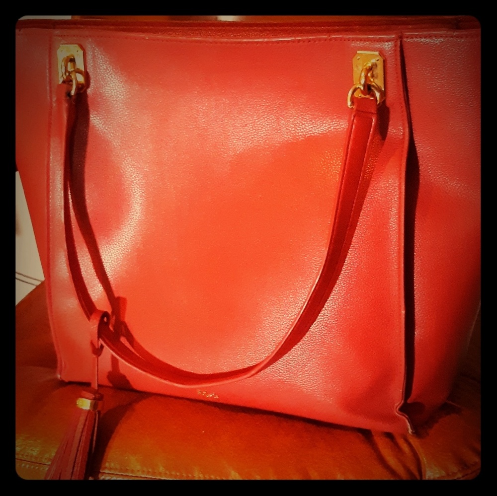 Leather Ralph Lauren Tote
